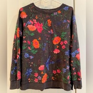 Old Navy floral sweatshirt